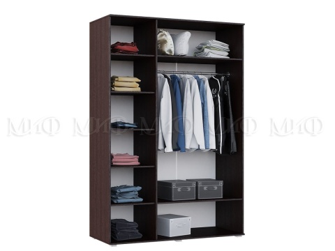 Шкаф 3-х Створчатый Ницца-1 ( Ш-1500 мм x В-2236 мм x Г-524 мм)/Разные Цвета